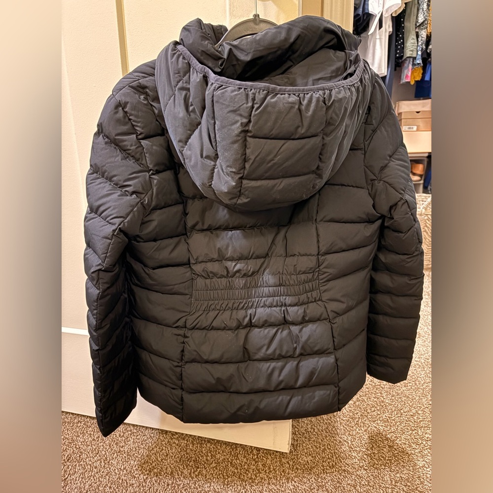 Michael Kors Women's Hooded Zip Packable Puffer Coat In navy Size M - Picture 5 of 5